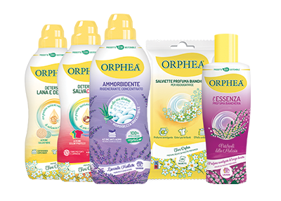 Linea detergenza Orphea: per la protezione delle fibre delicate durante il lavaggio