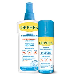 Orphea® Inodore: impercettibili sulla pelle e all’olfatto per allontanare gli insetti in modo invisibile.